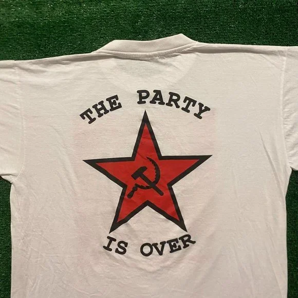 Lenin Communist Russia Vintage 90s Punk Parody T-Shirt - Picture 4 of 4